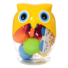 Дитячий набір брязкальце 8350A-38 в колбі Жовтий
