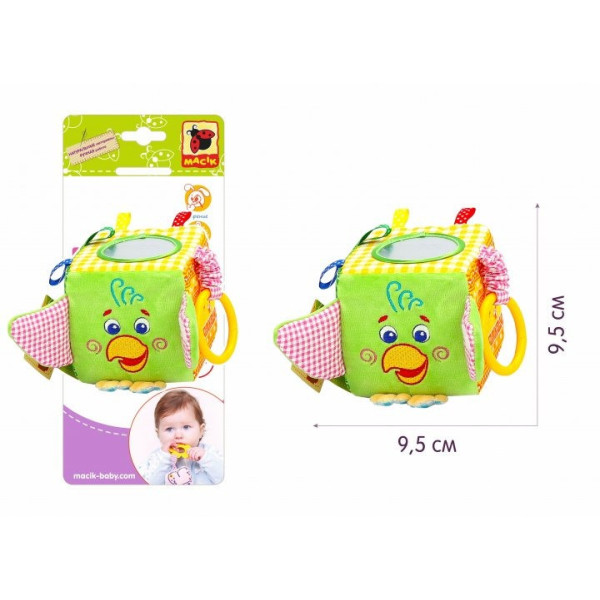 Підвіска-кубик Зоо "Папуга Пустун" МС 110202-01 (МС 110202-01)