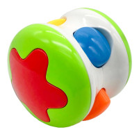 Брязкальце в ручку SL84804-3, в коробці 12*12*9,3 см Білий (SL84804-3(White))