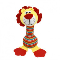М`яка іграшка-брязкальце "Лев" TM Happy Monkey MGZ-1216-1 з дзвіночком (MGZ-1216-1)