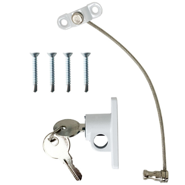 Замок-блокувальник для пластикових вікон MGZ-0809, 2 ключі (MGZ-0809)