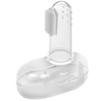 Силіконова зубна щітка для ясен MGZ-0706(Crystal) у футлярі (MGZ-0706(Crystal))