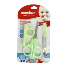 Манікюрний набір для новонароджених MGZ-0703(Green) у блістері (MGZ-0703(Green))