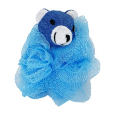 Мочалка для купання малюків Ведмедик MGZ-0912(Blue) нейлон (MGZ-0912(Blue))