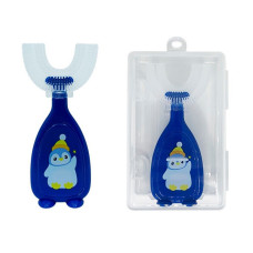 Дитяча зубна щітка-капа в футлярі MGZ-0730(Blue) блакитний (MGZ-0730(Blue))