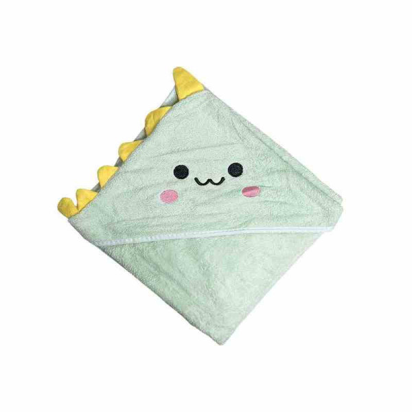 Дитячий рушник з капюшоном MGZ-0640(Green) розмір 80х80 см (MGZ-0640(Green))