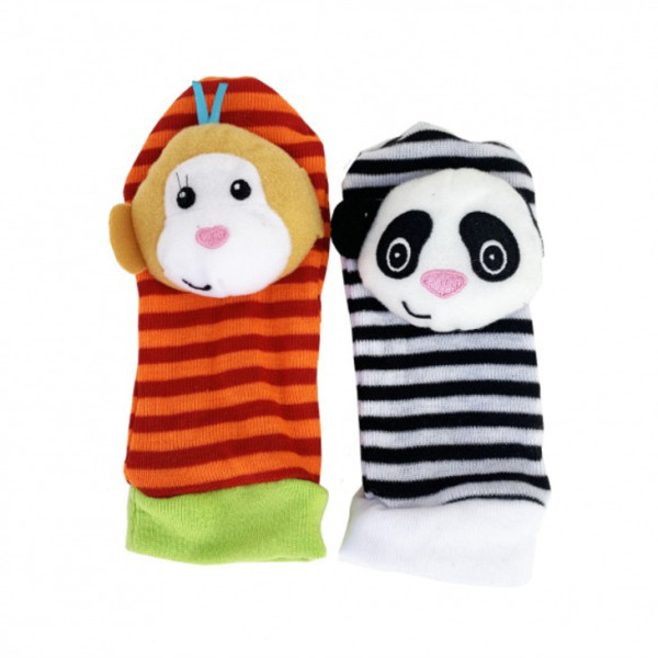 Дитячий набір: шкарпетки та браслетики "Мавпа та панда" MGZ-1208 (MGZ-1208)