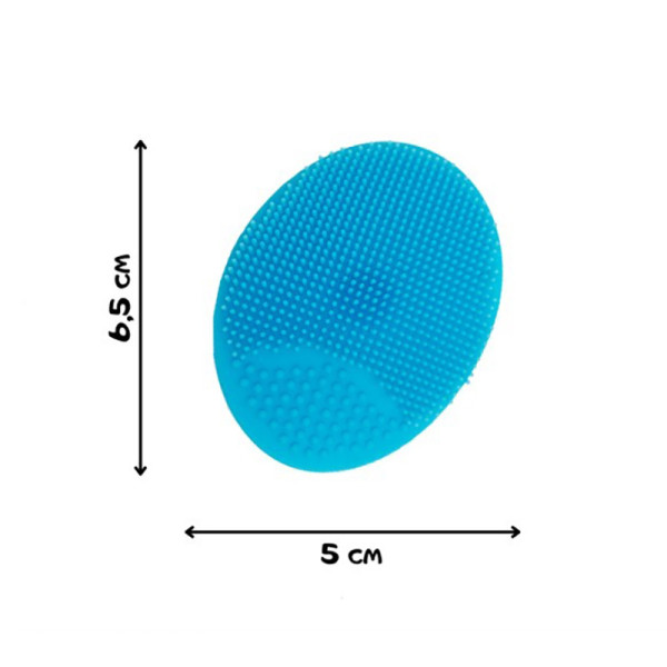 Силіконова мочалка для купання новонароджених MGZ-0923(Blue) (MGZ-0923(Blue))