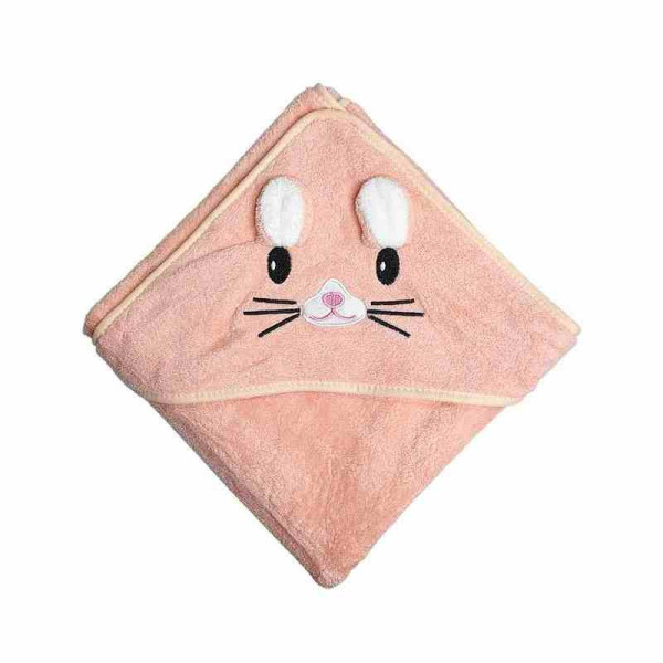 Дитячий рушник з капюшоном MGZ-0640(Peach) розмір 80х80 см (MGZ-0640(Peach))