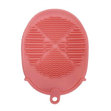 Силіконова мочалка-рукавичка для купання MGZ-0929(Pink) (MGZ-0929(Pink))