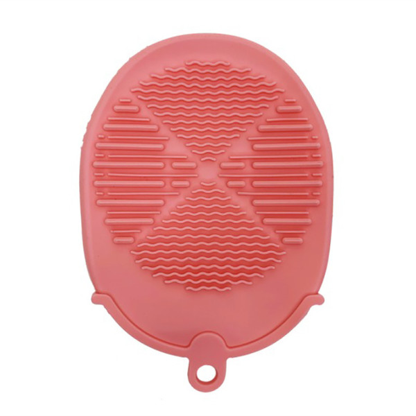 Силіконова мочалка-рукавичка для купання MGZ-0929(Pink) (MGZ-0929(Pink))