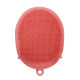 Силіконова мочалка-рукавичка для купання MGZ-0929(Pink) (MGZ-0929(Pink))
