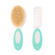 Щітка та гребінець для волосся 7106_бірюзовий, м'яка щетина (7106_бірюзовий)