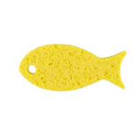Детская мочалка-губка "Рыбка" 7407 желтый(7407)