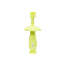 Силіконова зубна щітка Mumlove MGZ-0716(Yellow) з обмежувачем (MGZ-0716(Yellow))