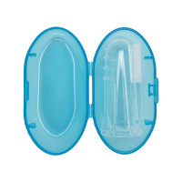 Силіконова зубна щітка для ясен MGZ-0706(Blue) у футлярі (MGZ-0706(Blue))