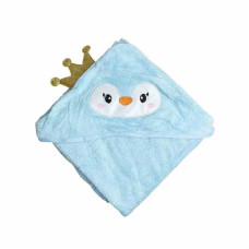 Дитячий рушник з капюшоном MGZ-0640(Blue) розмір 80х80 см (MGZ-0640(Blue))