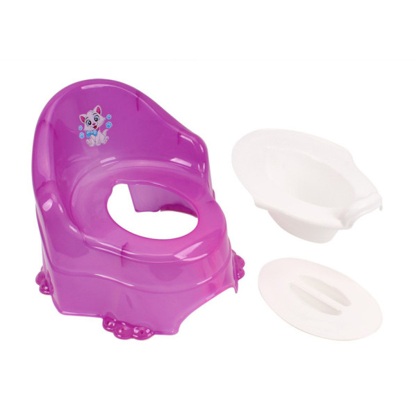 Горшок детский 9468TXK с крышкой (9468TXK)