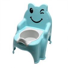Дитячий горщик "Смайлик" 013317/01/12 світло-бірюзовий (013317/01/12)