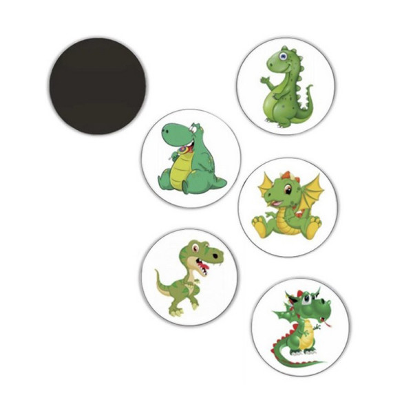 Наліпки для привчання дитини до горщика "Діно" MGZ-0731, 5 шт (MGZ-0731)