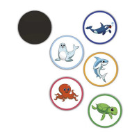 Наклейки для приучения ребенка к горшку "Морские животные" MGZ-0732, 5 шт(MGZ-0732)