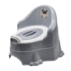 Горщик дитячий з кришкою 5163TXK(Grey) пластик, сірий (5163TXK(Grey))