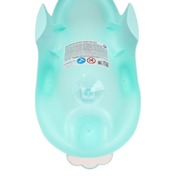 Дитяча гірка для купання 3014TXK блакитний, 55х20х26 см (3014TXK)