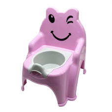 Дитячий горщик "Смайлик" 013317/01/11 світло-рожевий (013317/01/11)