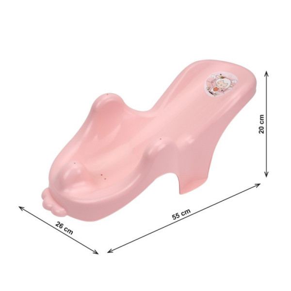Дитяча гірка для купання 3007TXK рожевий, 55х20х26 см (3007TXK)