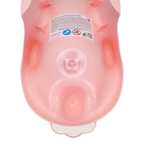 Дитяча гірка для купання 3007TXK рожевий, 55х20х26 см (3007TXK)