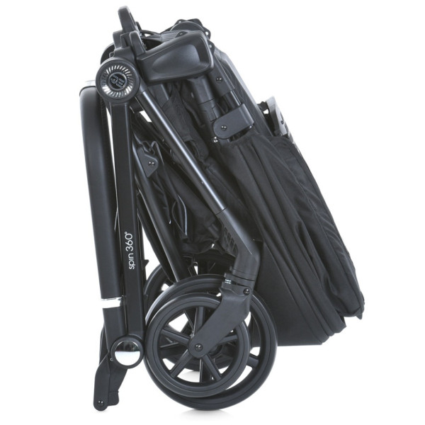 Коляска дитяча прогулянкова SPIN 360 ME 1138 Black (ME 1138 Black)
