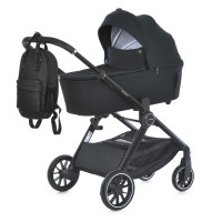 Коляска дитяча універсальна 2 в 1 GENESIS ME 1126 Jet Black (ME 1126 Jet Black)