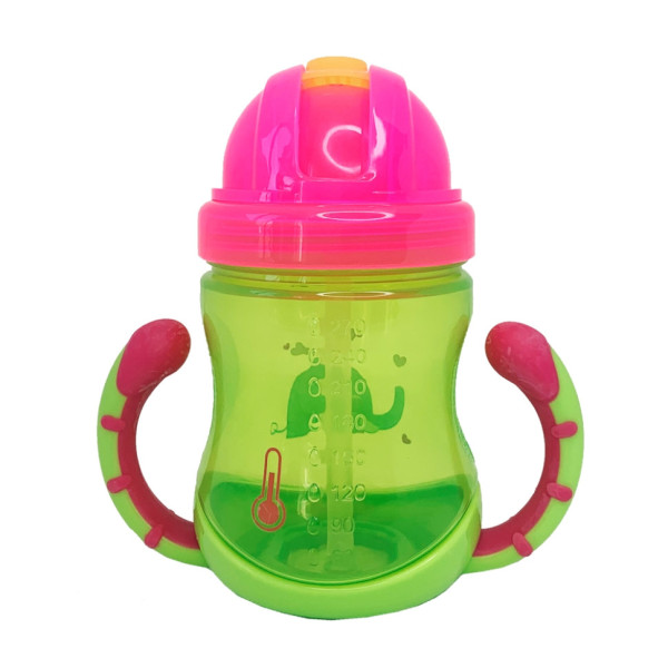 Поїльник дитячий з трубочкою Неон MGZ-0300(Lime) 270 мл (MGZ-0300(Lime))