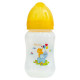 Пляшечка для годування з широким горлом та силіконовою соскою 1002 жовтий 250 мл (1002 жовтий)