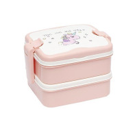 Контейнер для їжі подвійний "The one and only" 6301(Pink)  (6301(Pink))