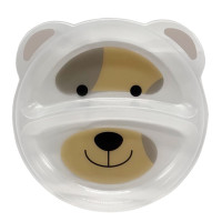 Дитяча секційна тарілочка "Ведмідь" 6000_ведмідь_білий (6000_ведмідь_білий)