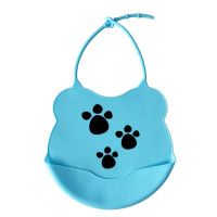 Детский слюнявчик Мини  MGZ-0604(Blue) силиконовый(MGZ-0604(Blue))