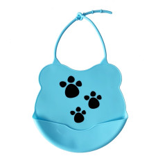 Дитячий слинявчик Міні MGZ-0604(Blue) силіконовий (MGZ-0604(Blue))