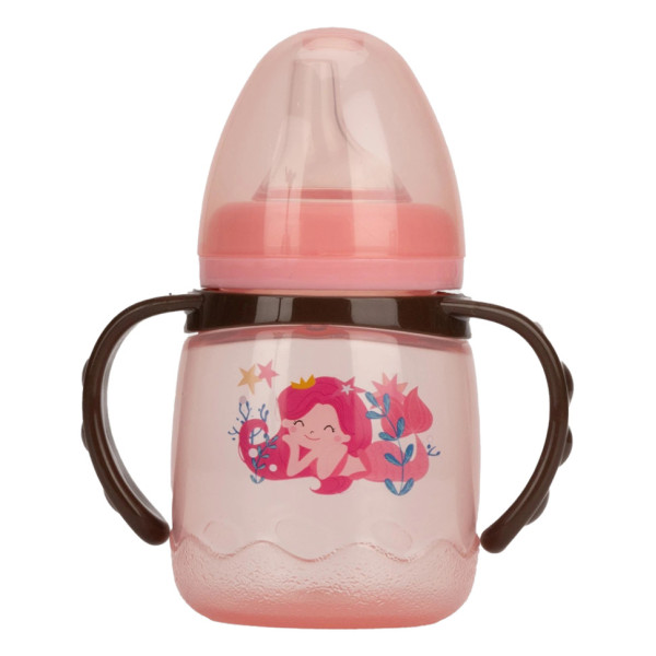 Поїльник з силіконовим носиком MGZ-0314(Pink) 180 мл (MGZ-0314(Pink))