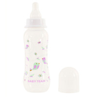 Пляшечка для годування з силіконовою соскою 1121_білий 250 мл (1121_білий)