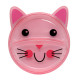 Дитяча секційна тарілочка "Кіт" 6000_кіт_рожевий (6000_кіт_рожевий)
