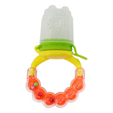 Ніблер для прикорму немовлят MGZ-0005(Orange) з брязкальцем (MGZ-0005(Orange))