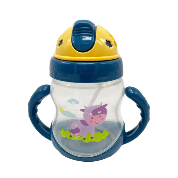 Пляшечка пластикова з ручками MGZ-0322(Blue) 250 мл (MGZ-0322(Blue))