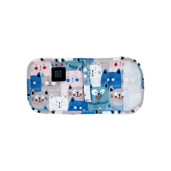 Портативний підігрівач для дитячих пляшечок "Котик" MGZ-0221(Blue) (MGZ-0221(Blue))