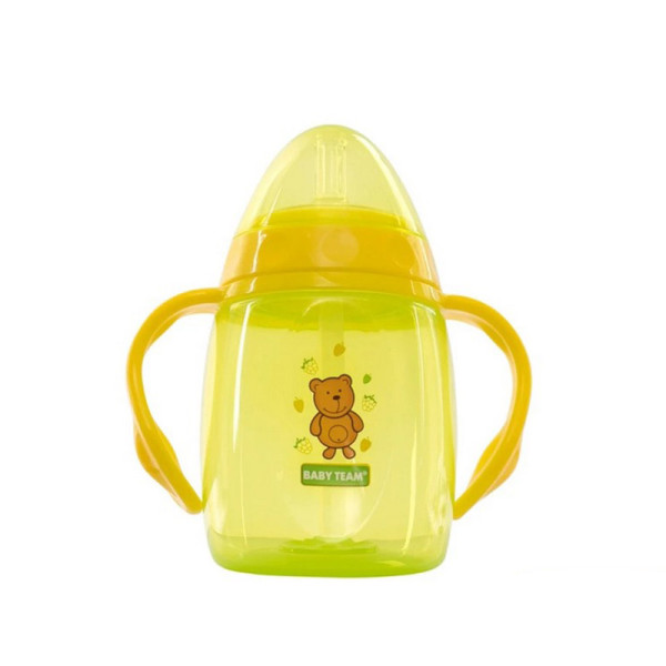 Поїльник з силіконовим спаутом і ручками 5003P 250 мл (5003P)