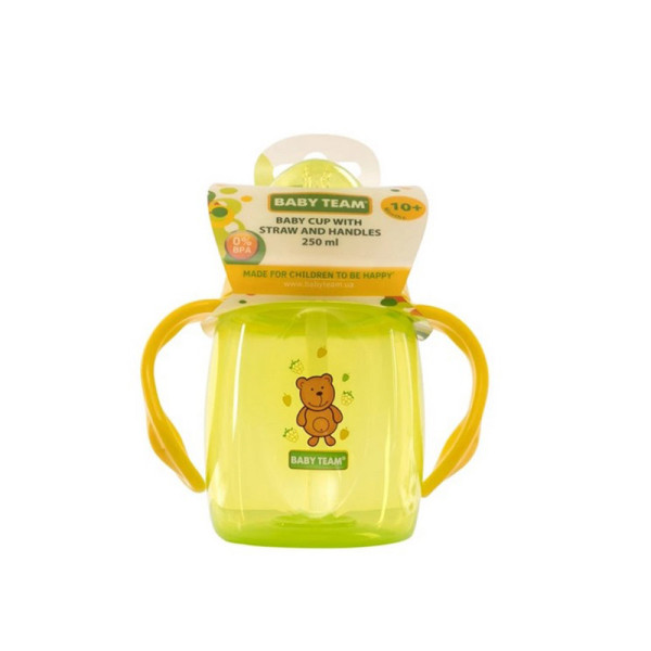 Поїльник з силіконовим спаутом і ручками 5003P 250 мл (5003P)