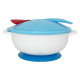 Тарілка на присосці з термоложкою та кришкою MGZ-0101(Blue) 250 мл (MGZ-0101(Blue))