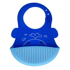 Дитячий слинявчик "Кит" MGZ-0603-6 силіконовий (MGZ-0603-6)