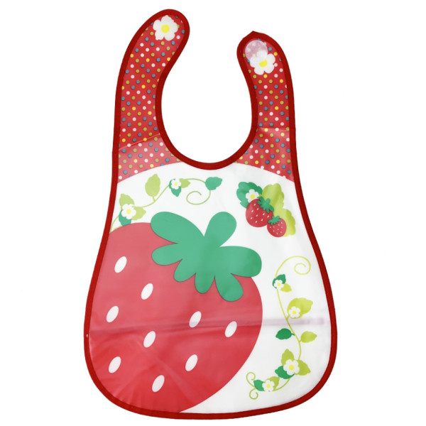 Слинявчик клейончастий "Strawberry" MGZ-0605-6 на липучці (MGZ-0605-6)