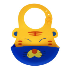 Дитячий слинявчик "Тигр" MGZ-0603-2 силіконовий (MGZ-0603-2)